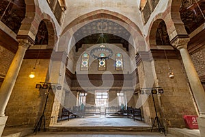 Beshtak Palace, an ancient historic palace built in the Mamluk era, located in Muizz Street, Cairo, Egypt photo