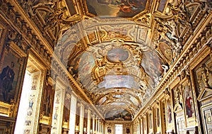 Main hall of the Palais de Louvre