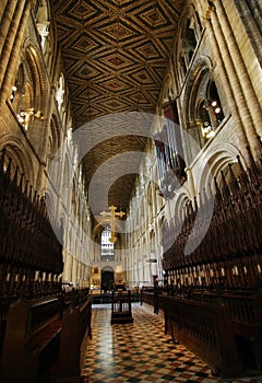 Main hall, Peterborough cathedral