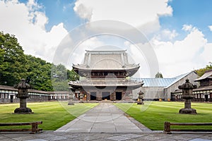 Main Hall of Zuiryuji Temple in Takaoka on Toyama, Japan