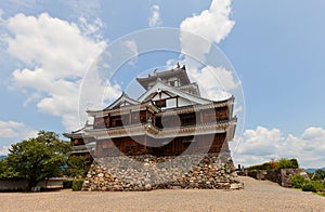 Main keep donjon of Fukuchiyama Castle in Fukuchiyama, Japan