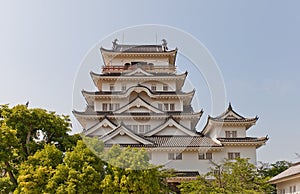 Main keep of Fukuyama Castle, Japan. National Historic Site photo