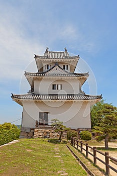 Main keep of Marugame castle (circa 1641), Japan photo