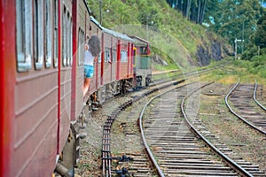 The Main Line Rail Road In Sri Lanka