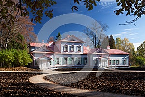 The main mansion of the Abramtsevo manor museum