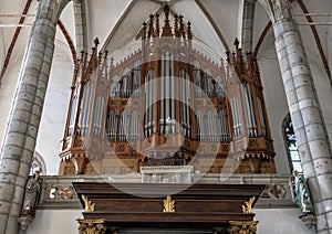 Main Organ, Church of Saint Vitus, Cesky Krumlov, Czech Republic photo