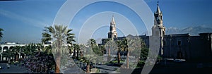 Main plaza in Arequipa, Peru