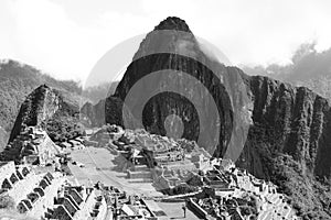 Main Plaza in Machu Picchu