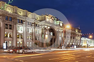 Main Post Office on Prospekt Nezavisimosti - Independence Avenue in Minsk