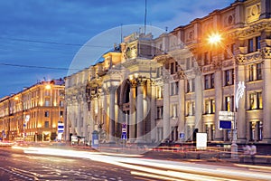 Main Post Office on Prospekt Nezavisimosti - Independence Avenue in Minsk photo