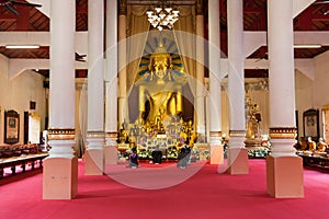 Main Prayer Hall at Wat Phra Singh