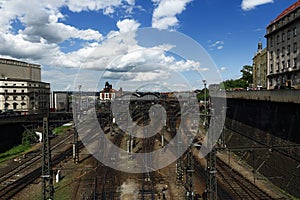 The main railway station, Prague, Czech republic