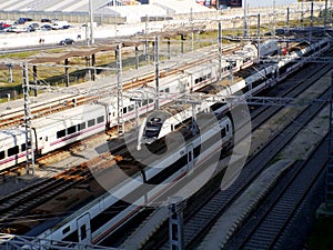 Main railway station of the Spanish city of CÃÂ¡diz capital. Adif. Renfe. photo