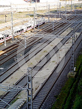 Main railway station of the Spanish city of CÃÂ¡diz capital. Adif. Renfe. photo