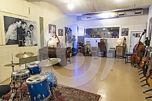 Main recording studio Sun Studios Memphis Tennessee