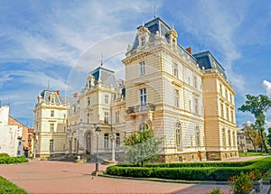 Potocki Palace in city Lviv, Ukraine photo