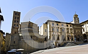 Main Square of Arezzo - Italy