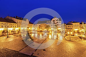 Main Square in Bielsko-Biala