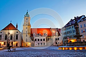 Main square in Bratislava