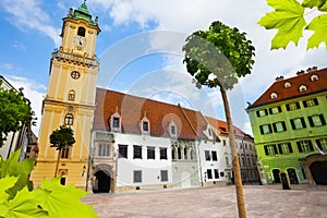 Main square in bratislava photo