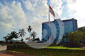 The main square of the capital of Maldives