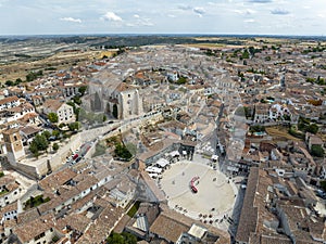 main square of Chinchon, province of Madrid