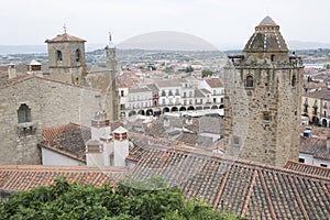 Main Square, Church and Tower, Trujillo