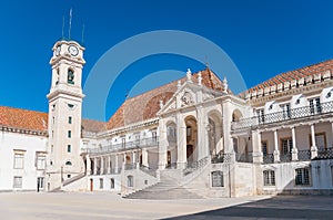 Main square of Coimbra University