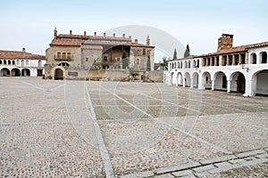 Main square, Garrovillas de Alconetar, Spain photo