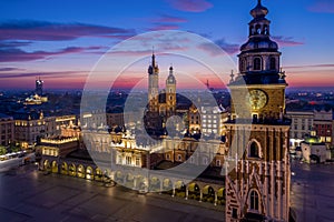 Main Square in Krakow, Poland