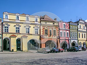 Main square in Litomysl Czech Republic