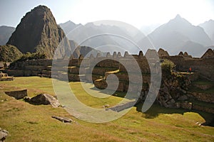 Main square from Machu Picchu