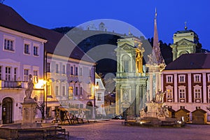 Main Square in Mikulov in Czech Republic