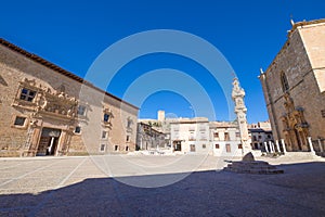 Main square in Penaranda de Duero