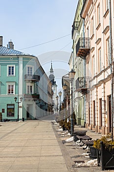 Main square in Piotrkow Trybunalski