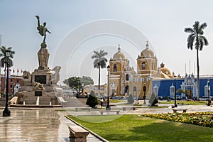 Main Square & x28;Plaza de Armas& x29; and Cathedral - Trujillo, Peru