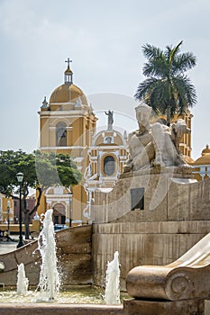 Main Square & x28;Plaza de Armas& x29; and Cathedral - Trujillo, Peru