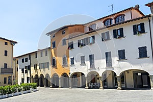 Main square of Reggello, Florence