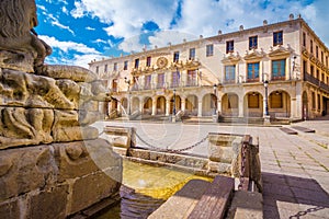 Main square in Soria photo