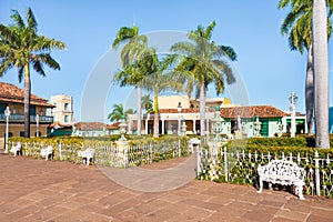 Main Square in Trinidad, historical town