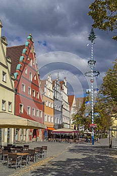 Main square in Weiden in der Oberpfalz, Germany