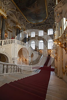 The Main Staircase in the Russian Winter Palace