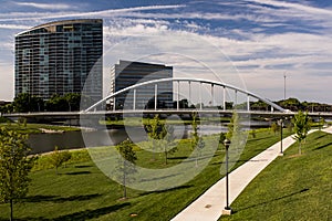 Main Street Arch Bridge - Scioto River - Columbus, Ohio