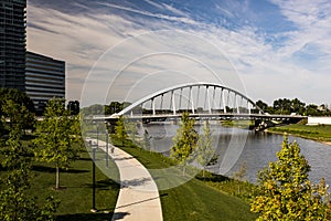 Main Street Arch Bridge - Scioto River - Columbus, Ohio