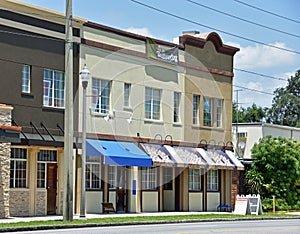 Main Street Commercial Area in Florida