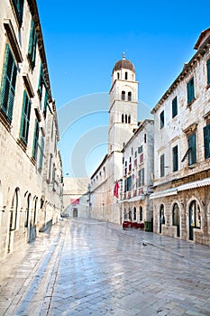 The main street in Dubrovnik, placa Sradun photo