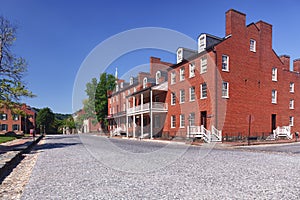 Main street of Harpers Ferry a national park