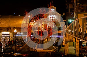 The main street of Park City at the Sundance film festival time. Utah