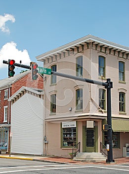 Main Street in Smyrna Delaware Sporting Goods Store