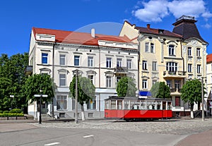 The main street of Sovetsk, Kaliningrad region